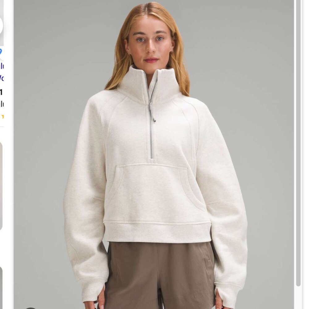 Lululemon Scuba Funnel-Neck Half Zip